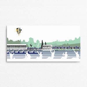 Rowing at Henley Greetings Card